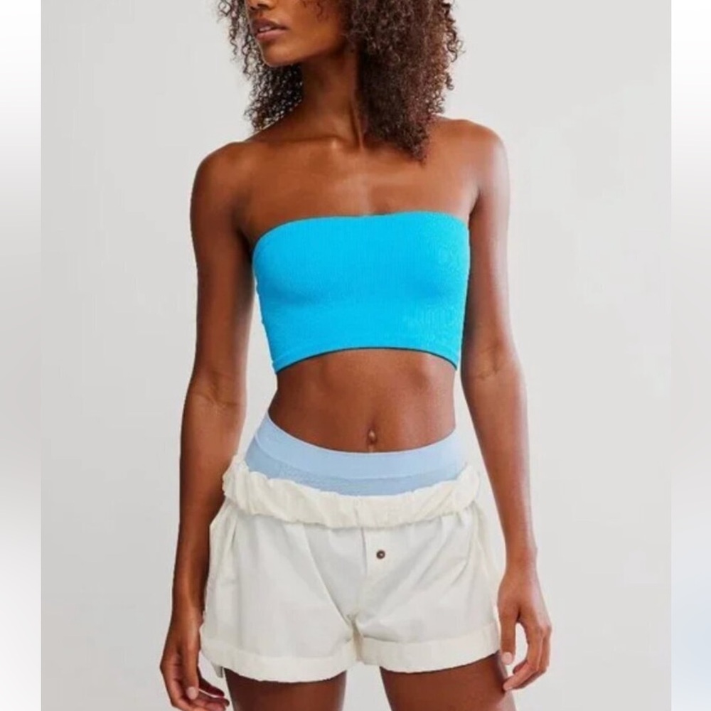 Free People Amelia Bandeau in Hawaiian Ocean Blue Sizes XS/S & M/L NWT